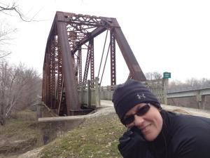 Resting at 10.5 miles before heading back