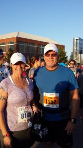 Carl and me at the start line