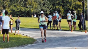 Finishing the Tom Short 5k 8.2.14